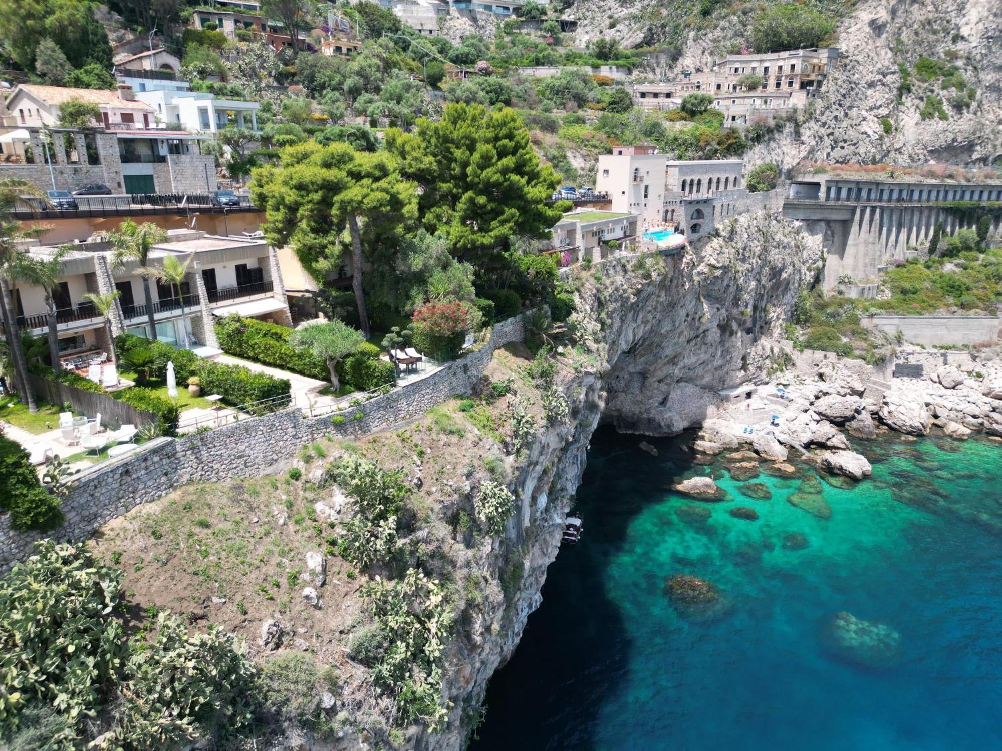 Villa Infinity Vista Mare E Relax Taormina Exterior foto