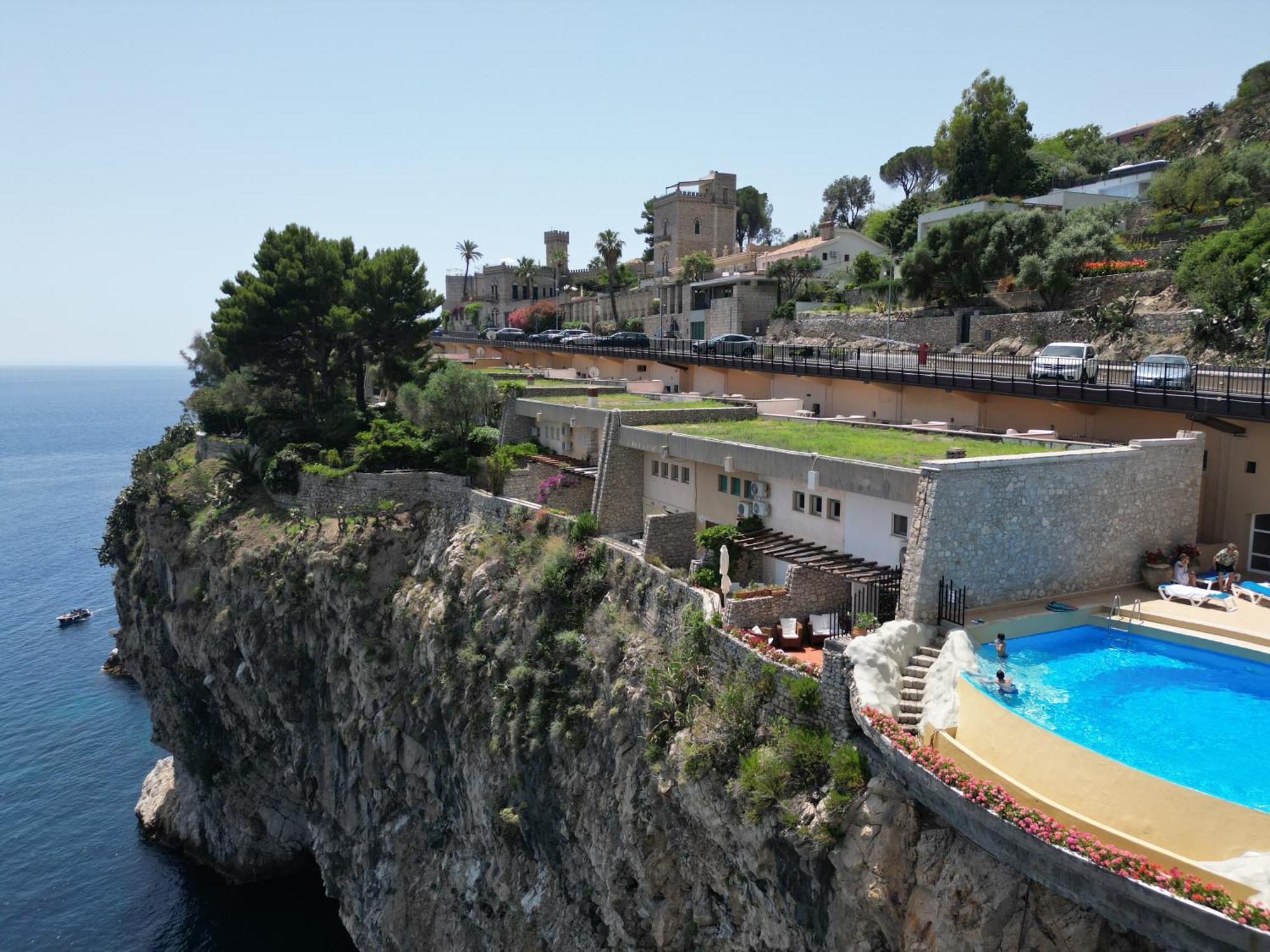 Villa Infinity Vista Mare E Relax Taormina Exterior foto